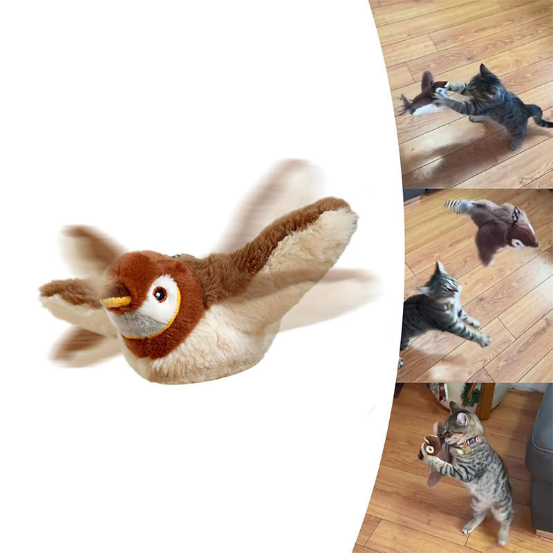 Juguete interactivo pájaro volador